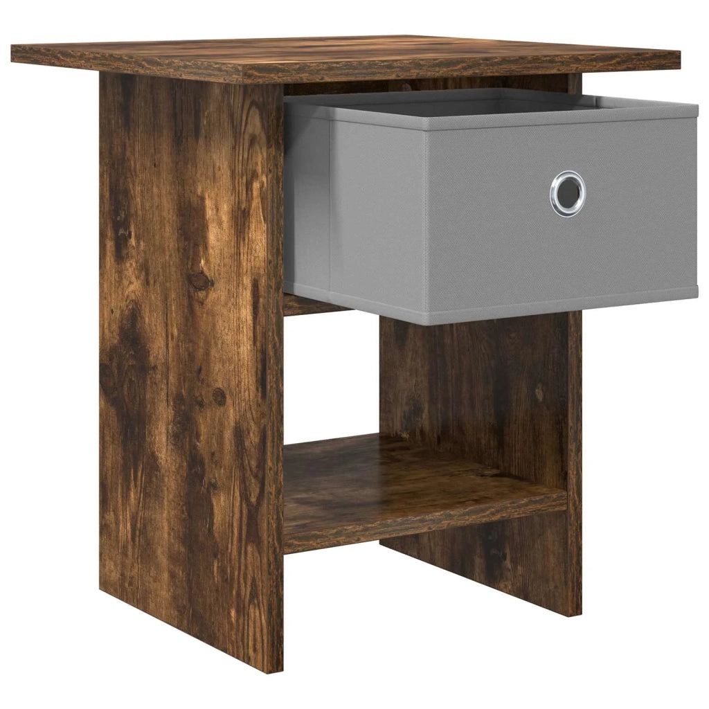 Comodino 2 pcs Rovere fumé 41 x 40 x 45 cm Legno multistrato 8000445