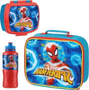 Set di 3 Scatole da Picnic Avengers - Scatola Isolante da Picnic e Scatola Snack - 430 ml Onda da Spiderman - Senza BPA - Scuola e Viaggi - Captain America Iron Man Thor - Multicolore Spiderman