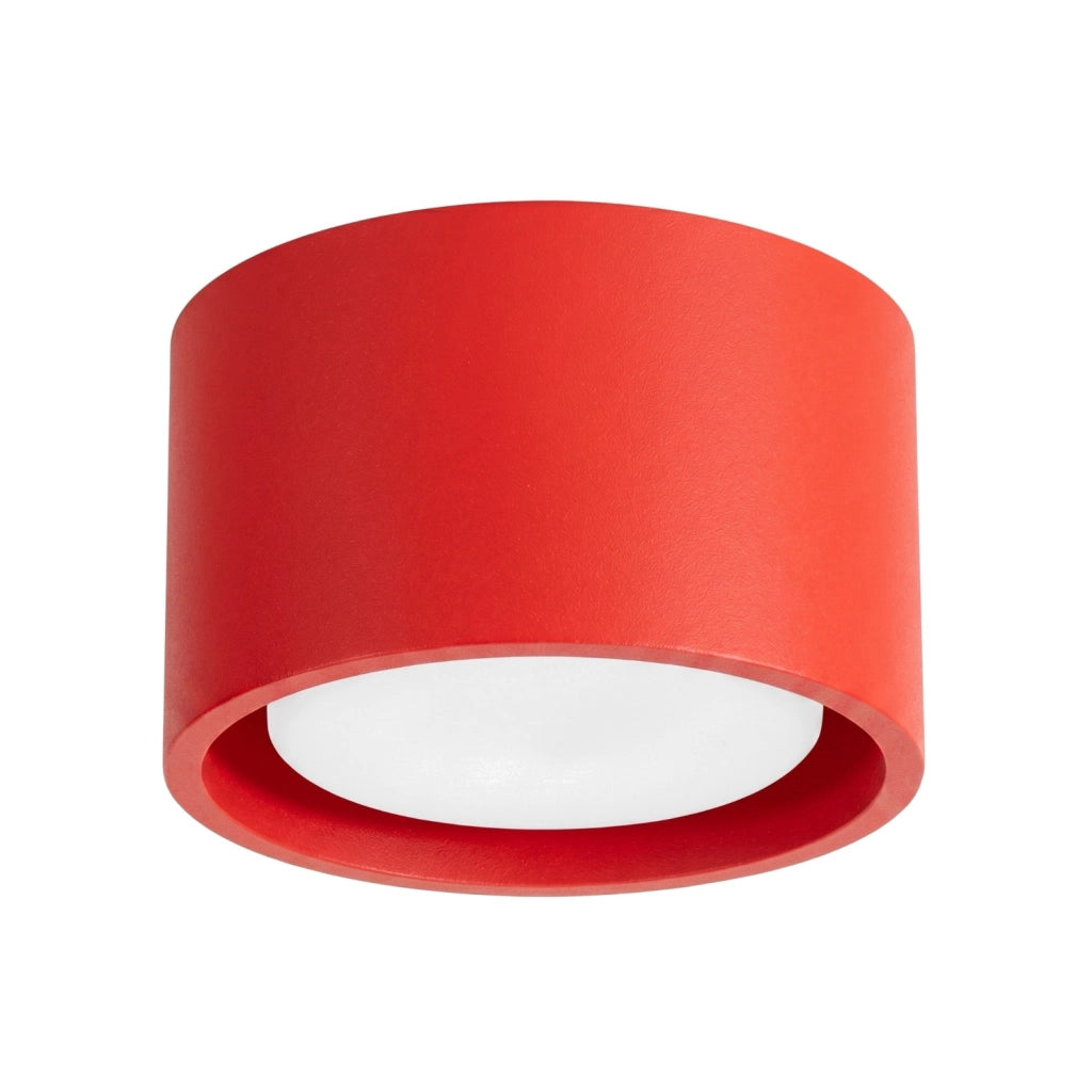 Plafoniera MODO 1 rosso Gx53