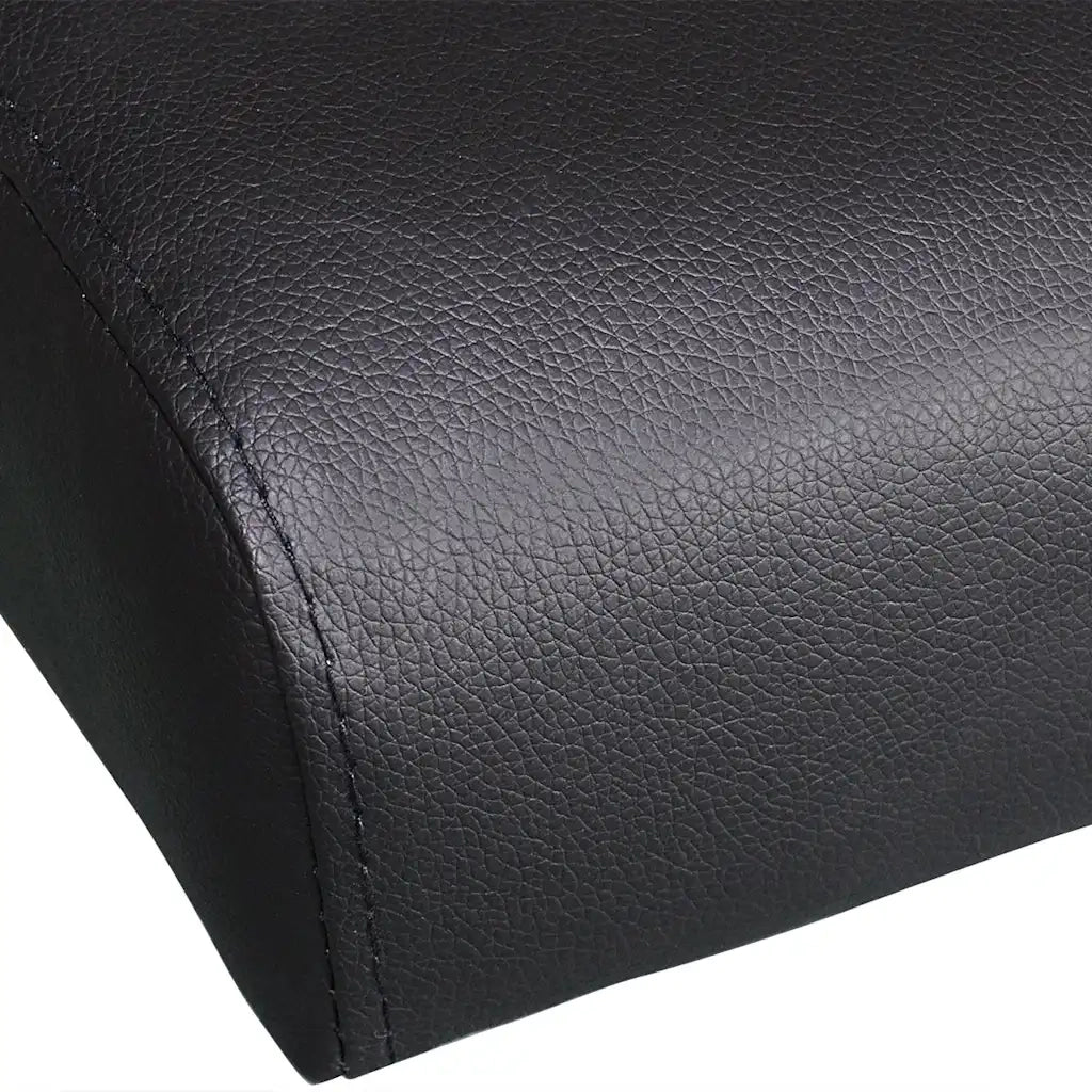 Divano Letto con 2 Cuscini in Similpelle Regolabile Nero 241722