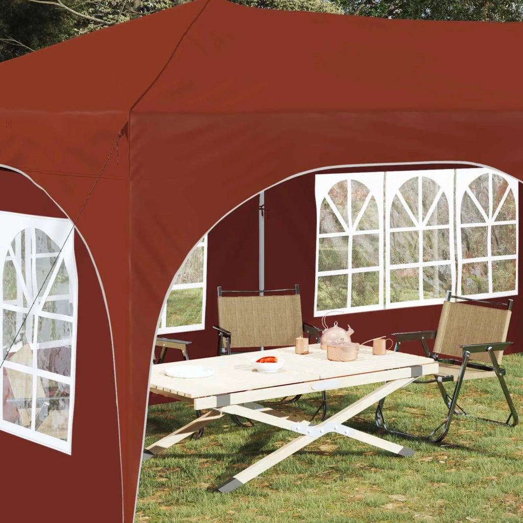 Tenda per feste a pop-up 575 x 288 x 245 cm Terracotta