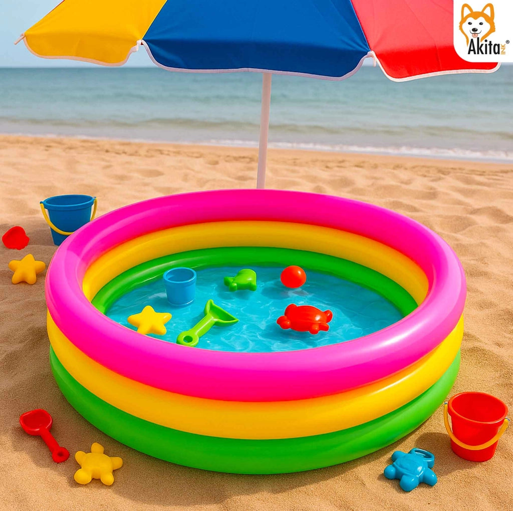 Akitaink Piscina Bambini 1 3 Anni Fondo Soft