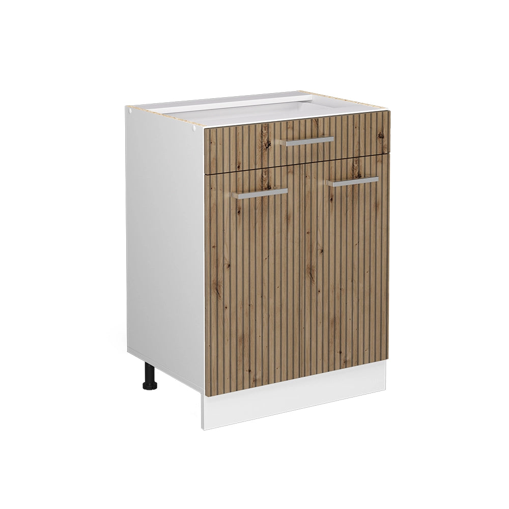 Vicco Frontale cucina Rovere artigianale 59.6 x 70.8 cm frontale del mobile per mobile base con cassetti