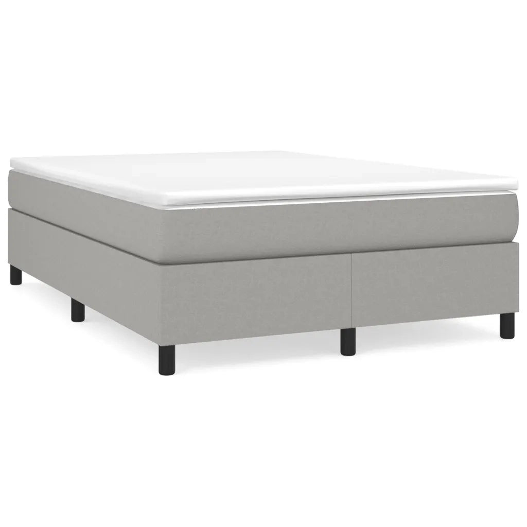 Struttura Letto a Rete a Molle Grigio Chiaro 140x200 cm Tessuto 3120862