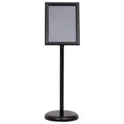 Supporti per poster 2 pz Nero 32.7 x 24 x 108 cm Alluminio CFW2649356