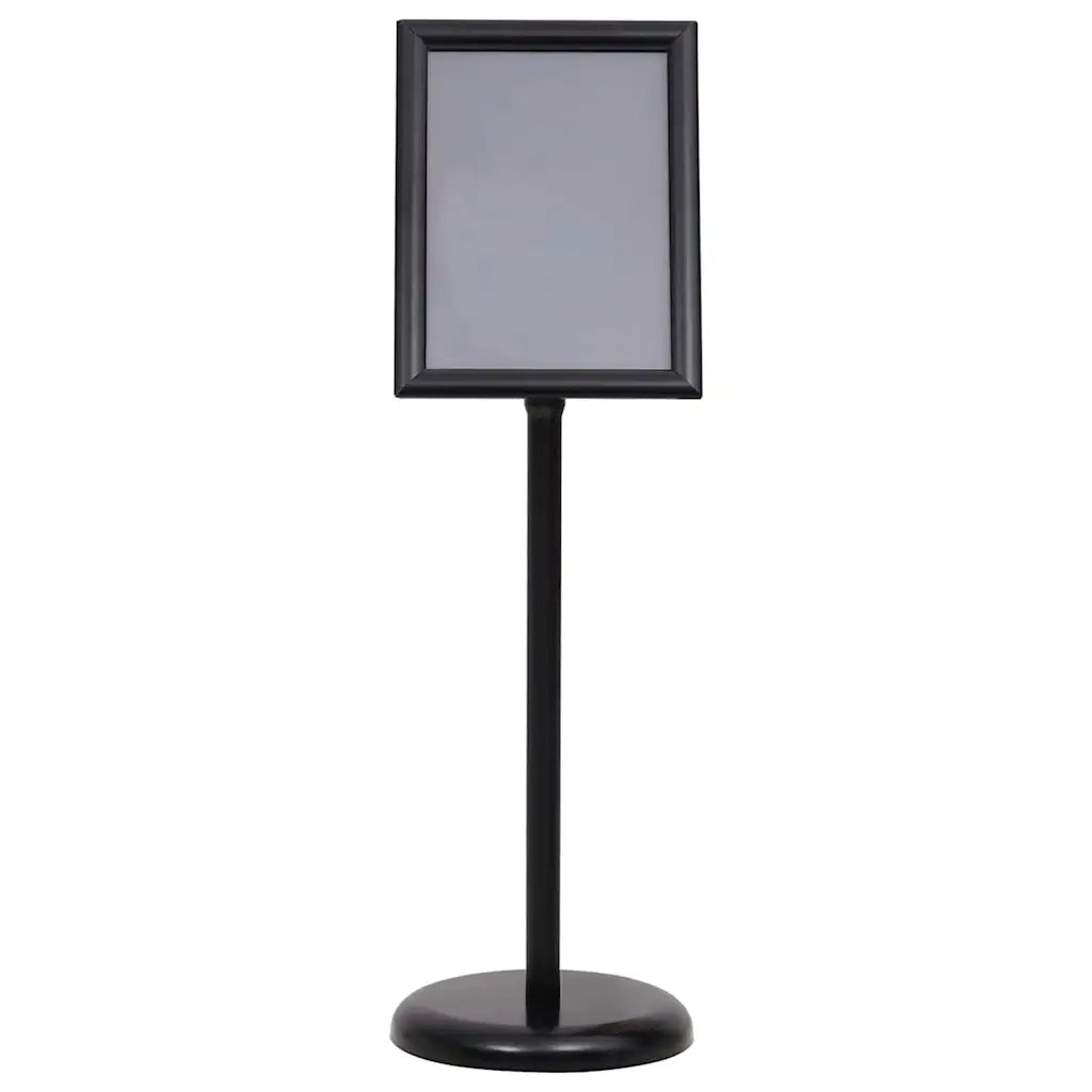 Supporti per poster 2 pz Nero 32.7 x 24 x 108 cm Alluminio CFW2649356