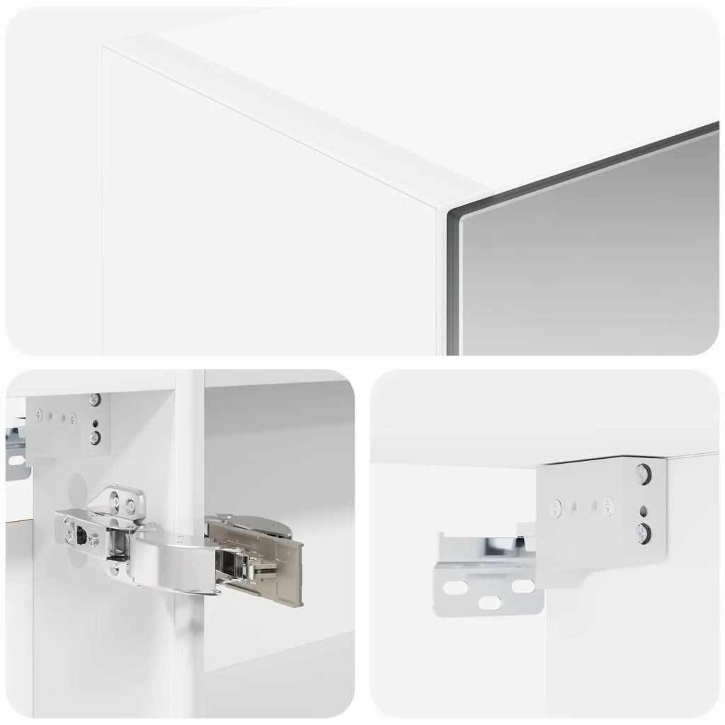 Mobiletto per specchio da bagno Bianco 50 x 14,5 x 70 cm 889039
