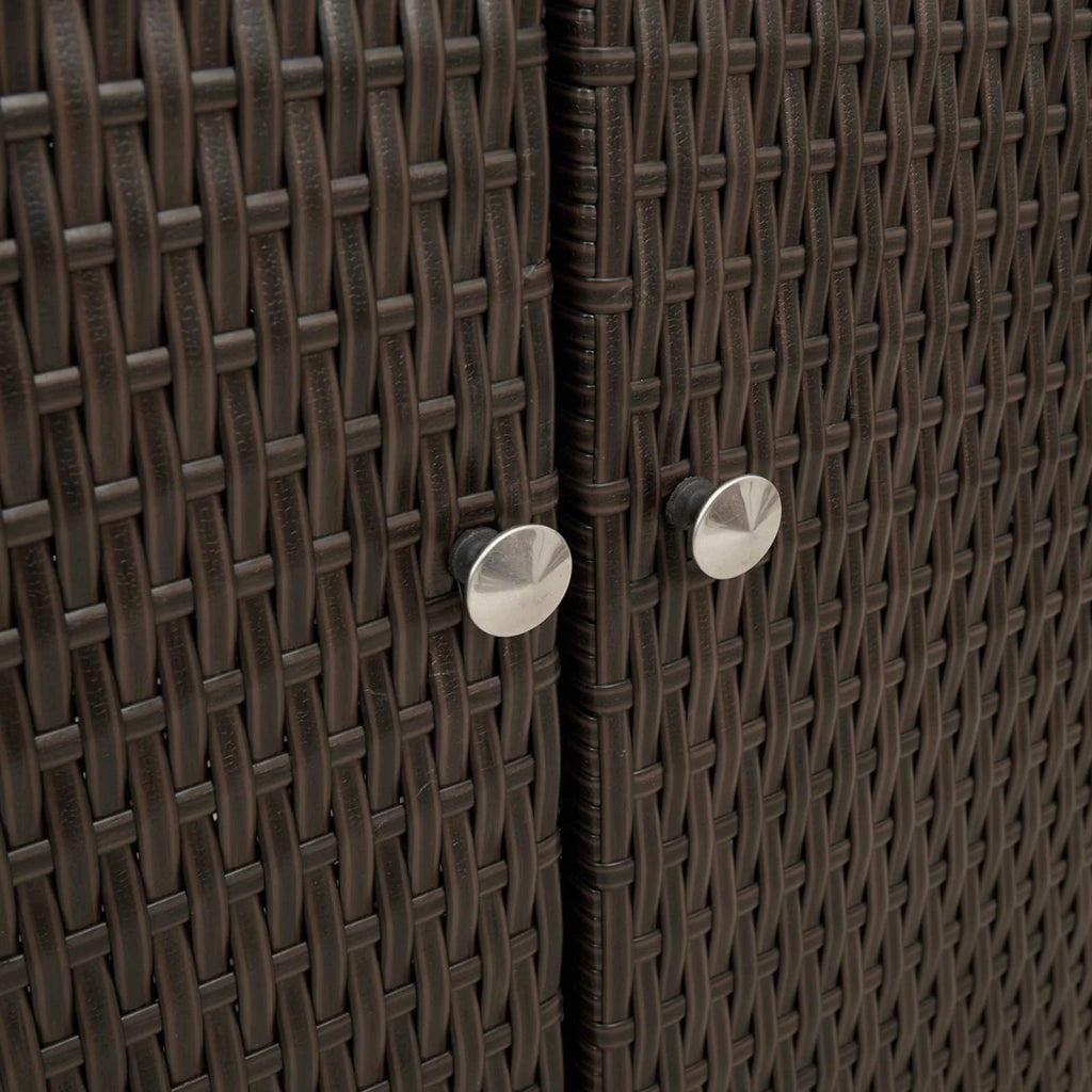 Armadio con lo scaffale Marrone 100 x 36 x 102 cm Rattan 4103822