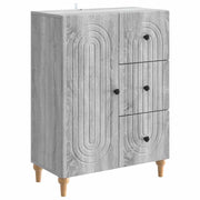 Credenza Grigio Sonoma 66 x 34,5 x 90 cm Legno ingegnerizzato