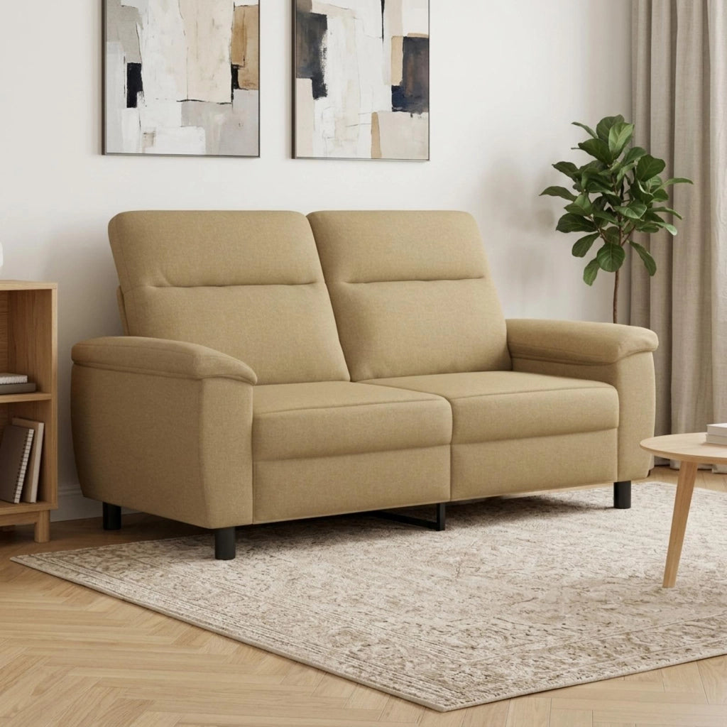 Divano Marrone Chiaro 178 x 90 x 95 cm Tessuto 42040959