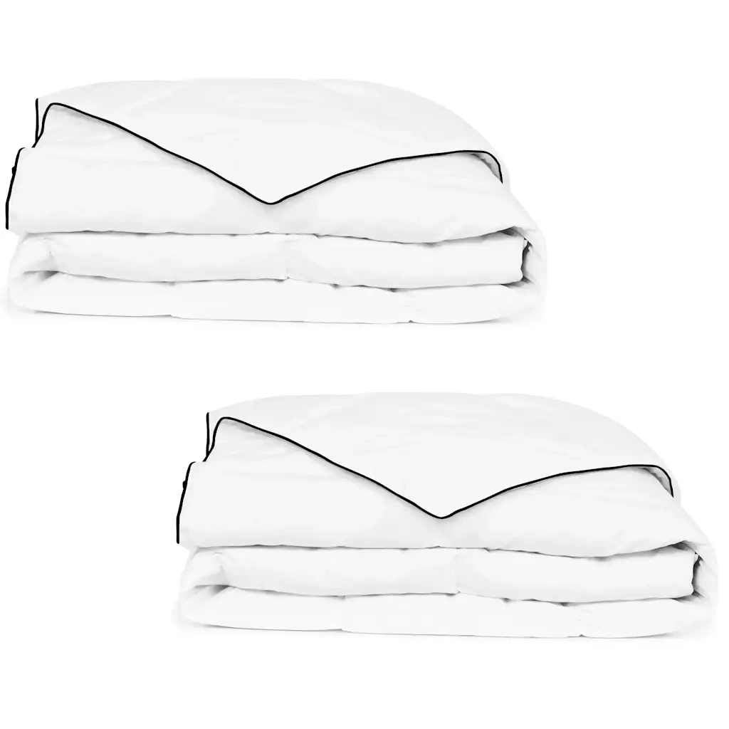 Piumone Invernale 2 pz Piuma Anatra 150x200 cm cod mxl 76927