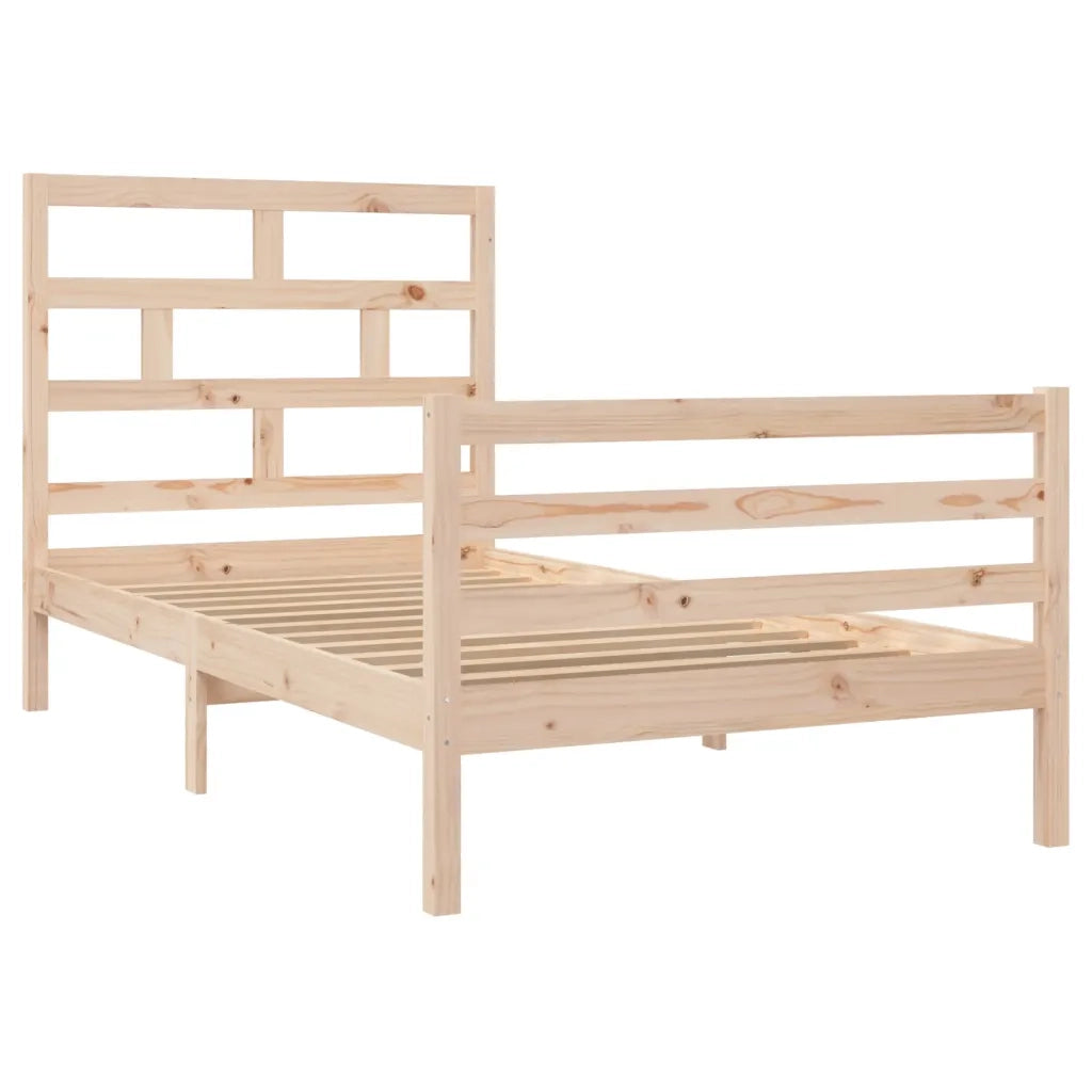 Giroletto-Struttura Letto in Legno Massello di Pino 100x200 cm 301533