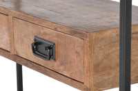 Consolle in legno di mango e metallo