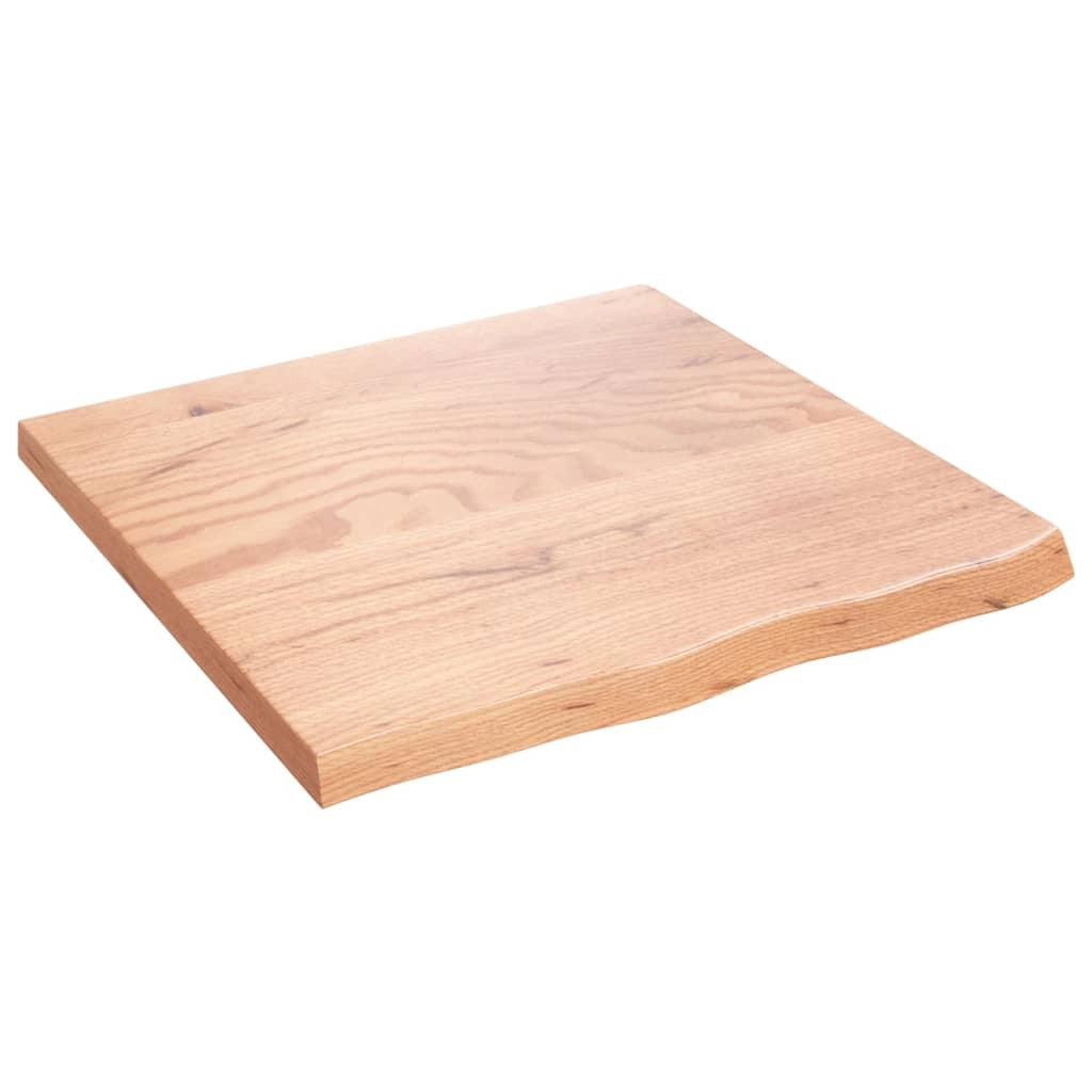 Piano Bagno Marrone 60x60x(2-4) cm Legno Massello Trattatocod mxl 126759