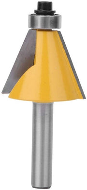 Bit di Router - Frese per lavorazione del legno - 8 mm tige - Chanfrein e groef - Precisione e durata - Adatto per uso professionale...