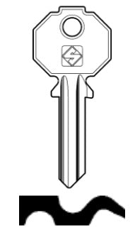 SILCA CHIAVE PORTA PF072 confezione da PEZZI 5