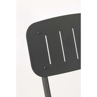 Sedia da Esterno in Acciaio Pieghevole Antracite Yvonne Bizzotto