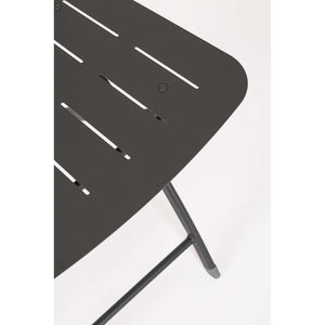 Sedia da Esterno in Acciaio Pieghevole Antracite Yvonne Bizzotto