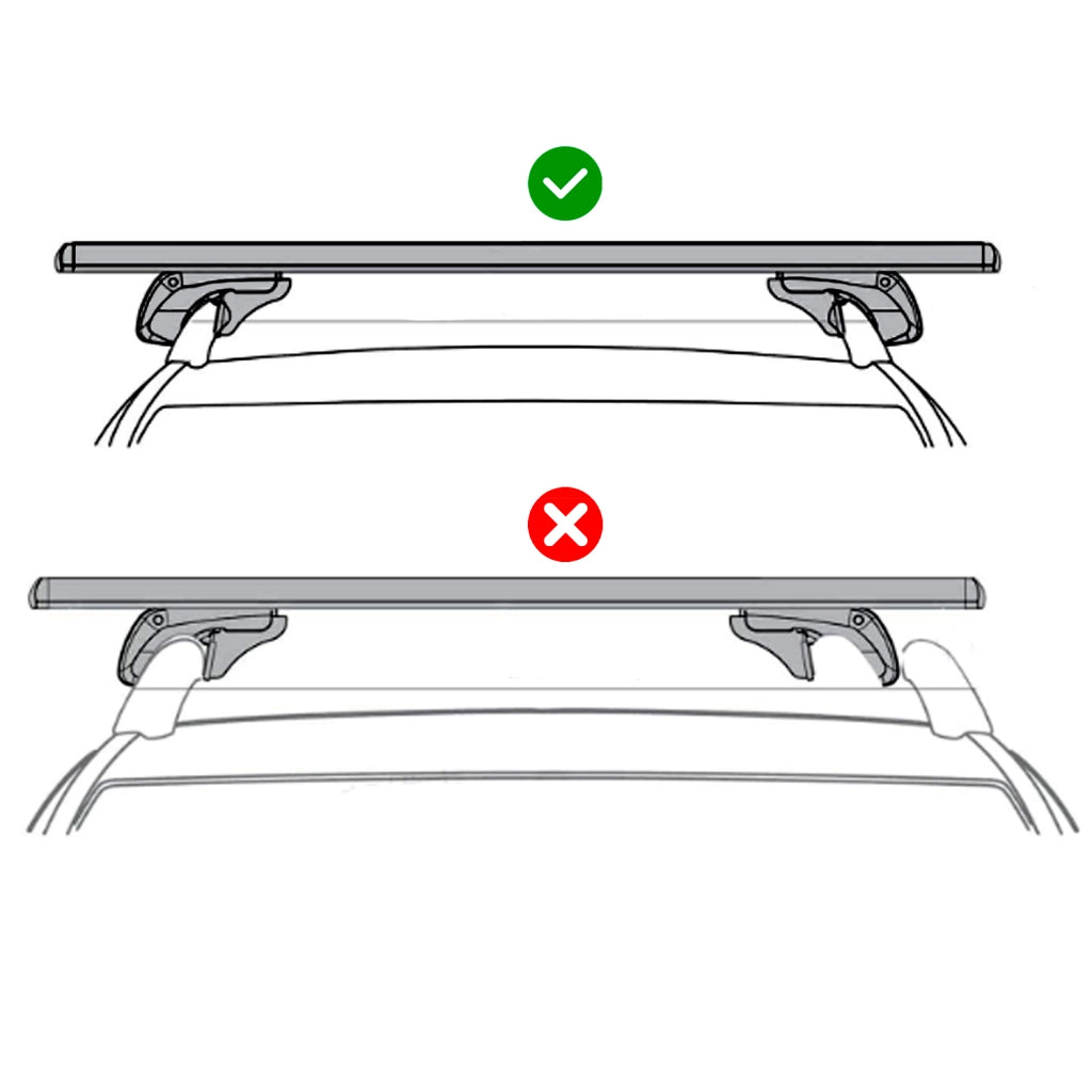 Portabagagli universale per auto ¨C zephmum ¨C alluminio 123,5 cm 75 kg