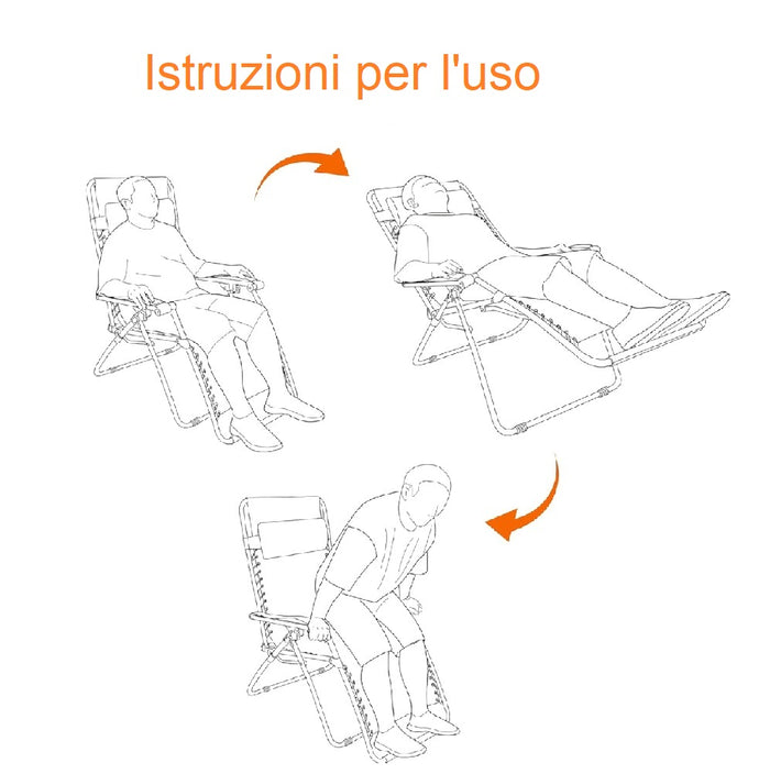 Sedia Sdraio con Parasole Gravità Zero Reclinabile Pieghevole Poggiatesta Blu