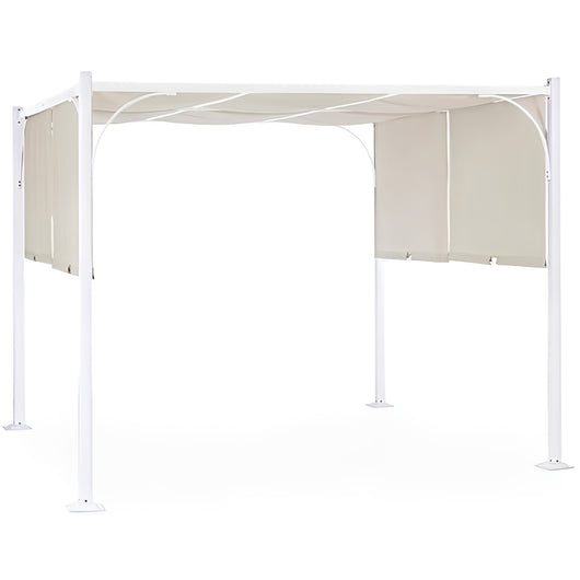 Gazebo da Giardino 3x3 Impermeabile Bizzotto in Acciaio e Poliestere COLORE: TORTORA