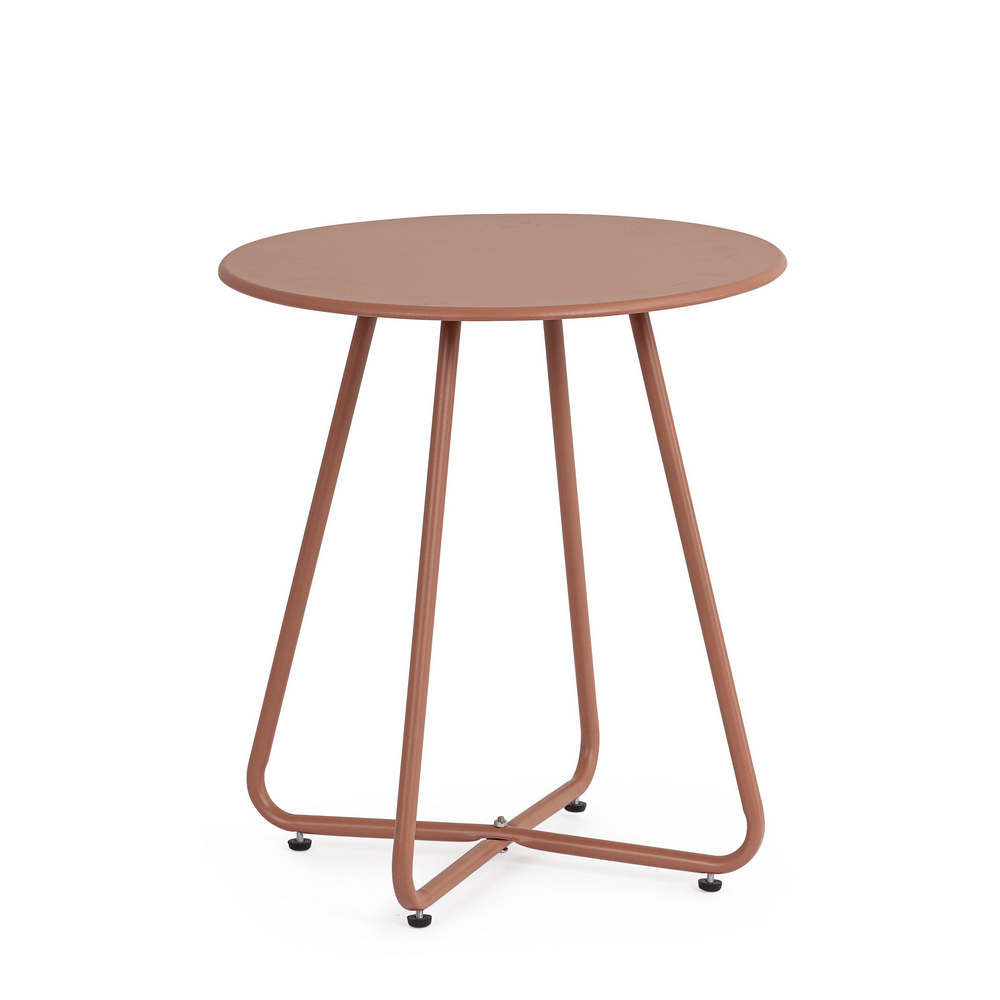 Tavolino da Esterno Giardino Rotondo in Metallo Jable Bizzotto