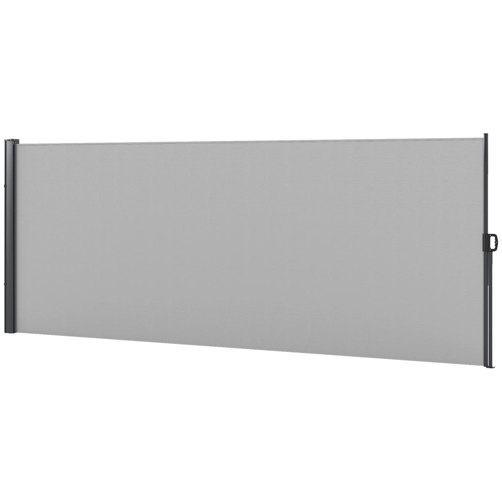 Paravento retrattile ¨C zephmum ¨C Grigio 4x1.6 m