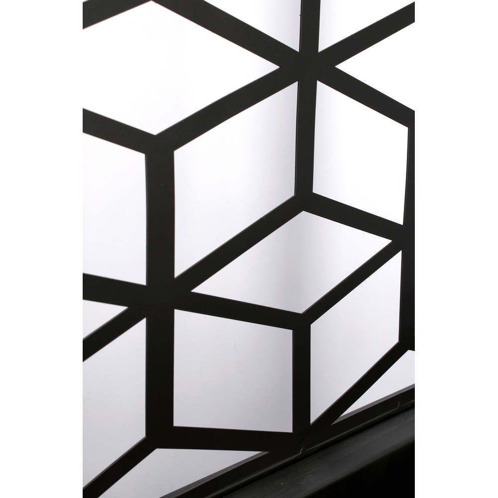 Fioriera Rettangolare con Grigliato Nero Silvy da Esterno Bizzotto