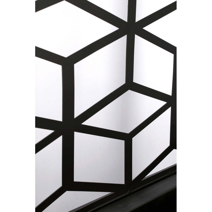 Fioriera Rettangolare con Grigliato Nero Silvy da Esterno Bizzotto