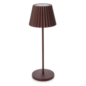 Lampada da Tavolo a LED con Batteria Ricaricabile Artika Bizzotto Colore: Marrone
