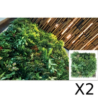 Arella Siepe Artificiale 100x100 cm in Polipropilene STILE: JUNGLA