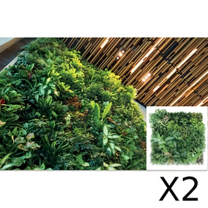 Arella Siepe Artificiale 100x100 cm in Polipropilene STILE: JUNGLA