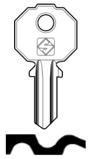 SILCA CHIAVE PORTA PF208 confezione da PEZZI 5