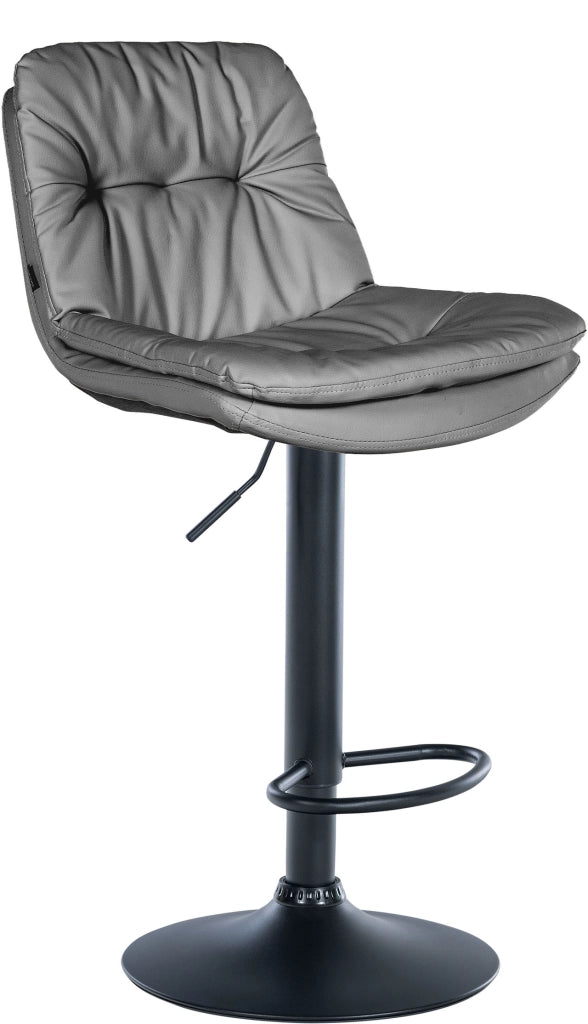 Barhocker Laurel Kunstleder schwarz
