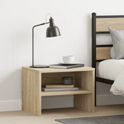 Comodino Rovere Sonoma 40x30x30 cm in Legno Multistrato 800069