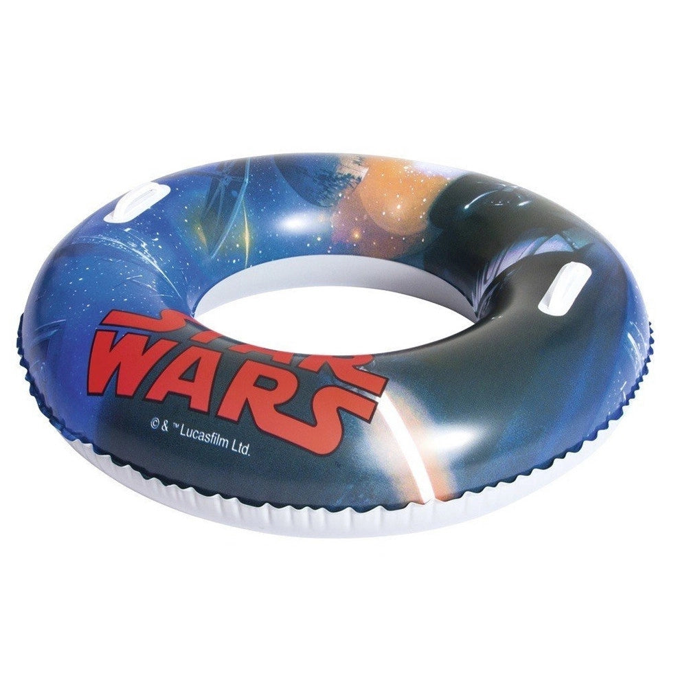 Trade Shop - Salvagente Ciambella Gonfiabile Con Maniglie Star Wars 91cm Per Mare Piscina 019952 -