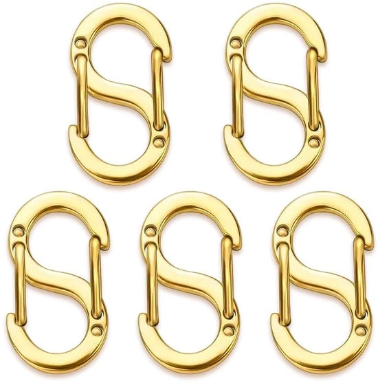 Connettori per collane 5 pezzi - Connettori a forma di granchio - Connettori per bracciale - Accessori per gioielli - Materiale di alta qualità - 16 * 9 mm - Connettori per gioielli