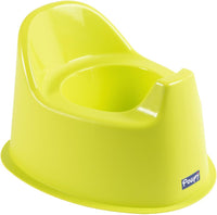 Nuovo Vasino Anatomico verde Poupy per bambini con schienale e paragetto.