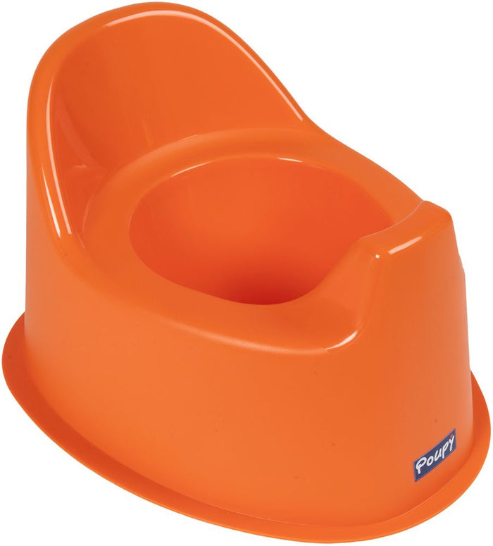 Nuovo Vasino Anatomico arancio Poupy per bambini con schienale e paragetto