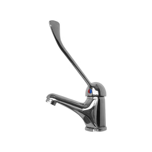 Miscelatore lavabo piano con leva clinica