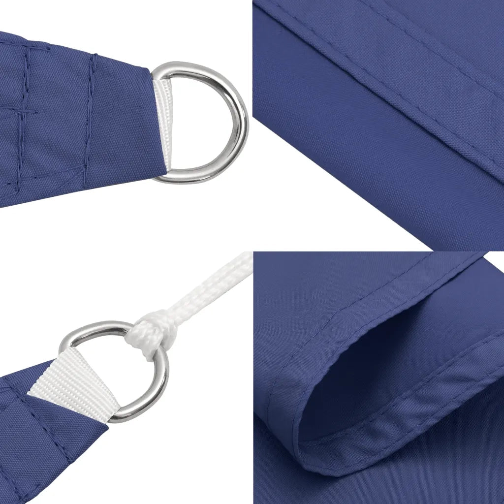 Parasole a Vela Oxford Triangolare 5x5x6 m Blu cod mxl 21767