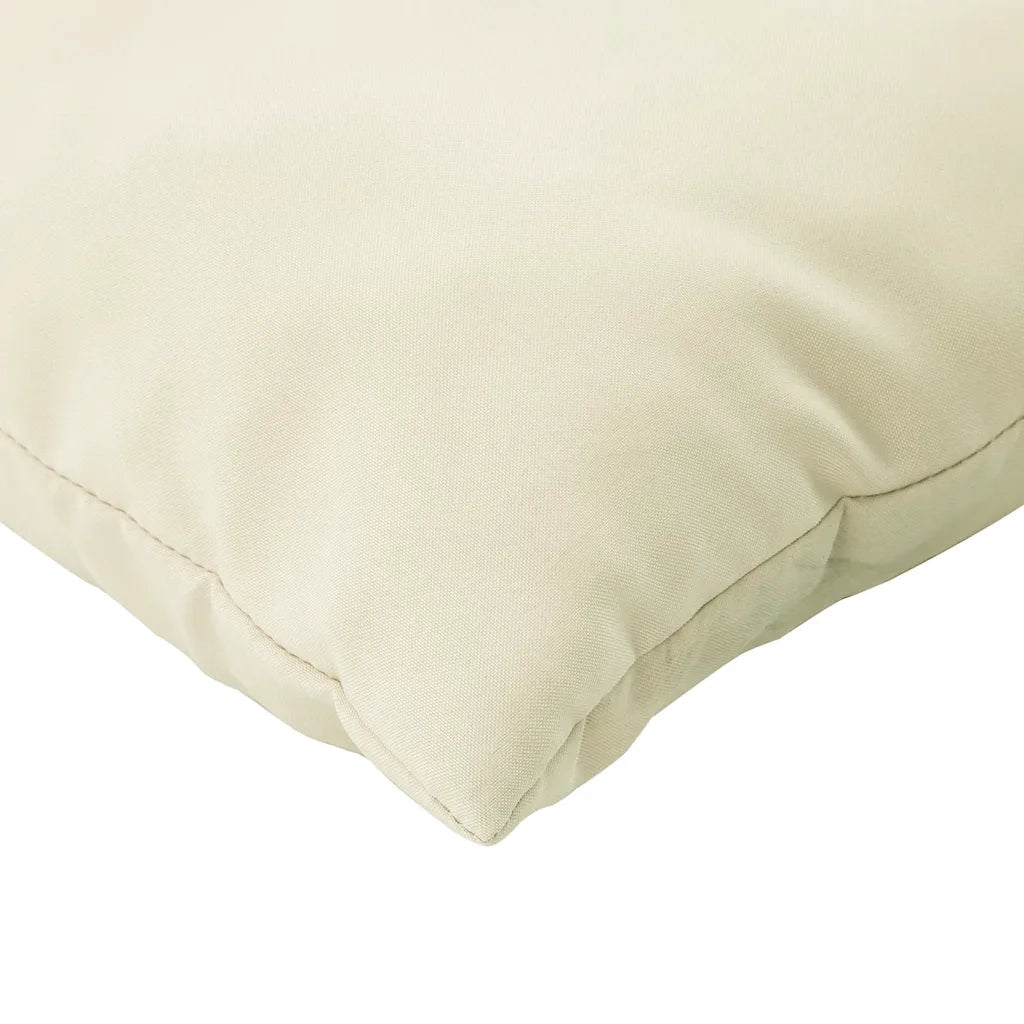 Cuscini per Pallet 2 pz | Cuscini per sedie Bianco Crema in Tessuto Oxford