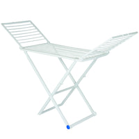 Marvin Stendibiancheria Pinguino in Resina Antiruggine 20m con Ruote Salvaspazio Sicuro Made in Italy per Interni ed Est