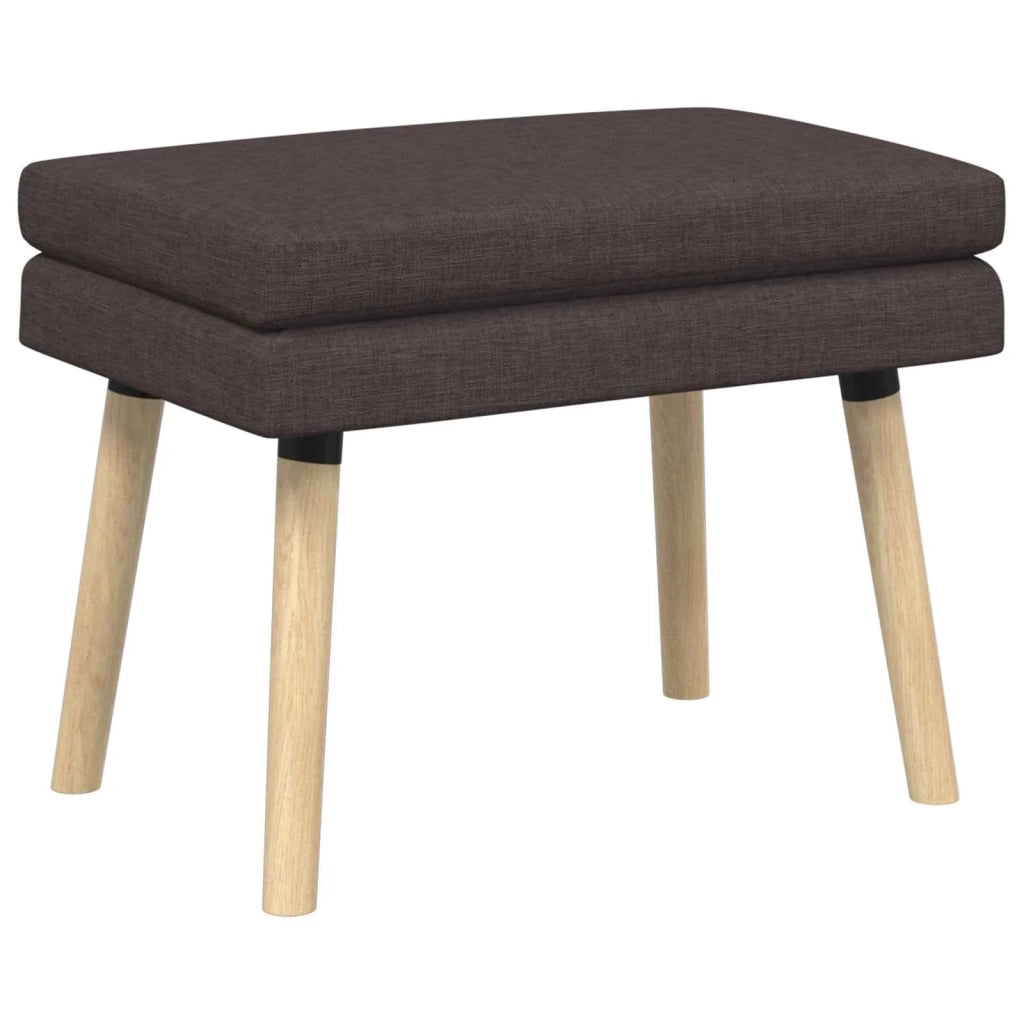 Panchina a doppio strato Marrone Scuro 60 x 40 x 46 cm Tessuto 42038421
