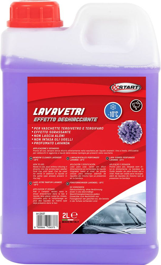 Lavavetri Deghiacciante -10Â° Lavanda 2L Pronto Uso
