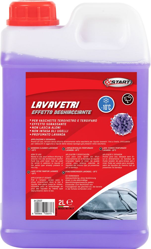 Lavavetri Deghiacciante -10Â° Lavanda 2L Pronto Uso