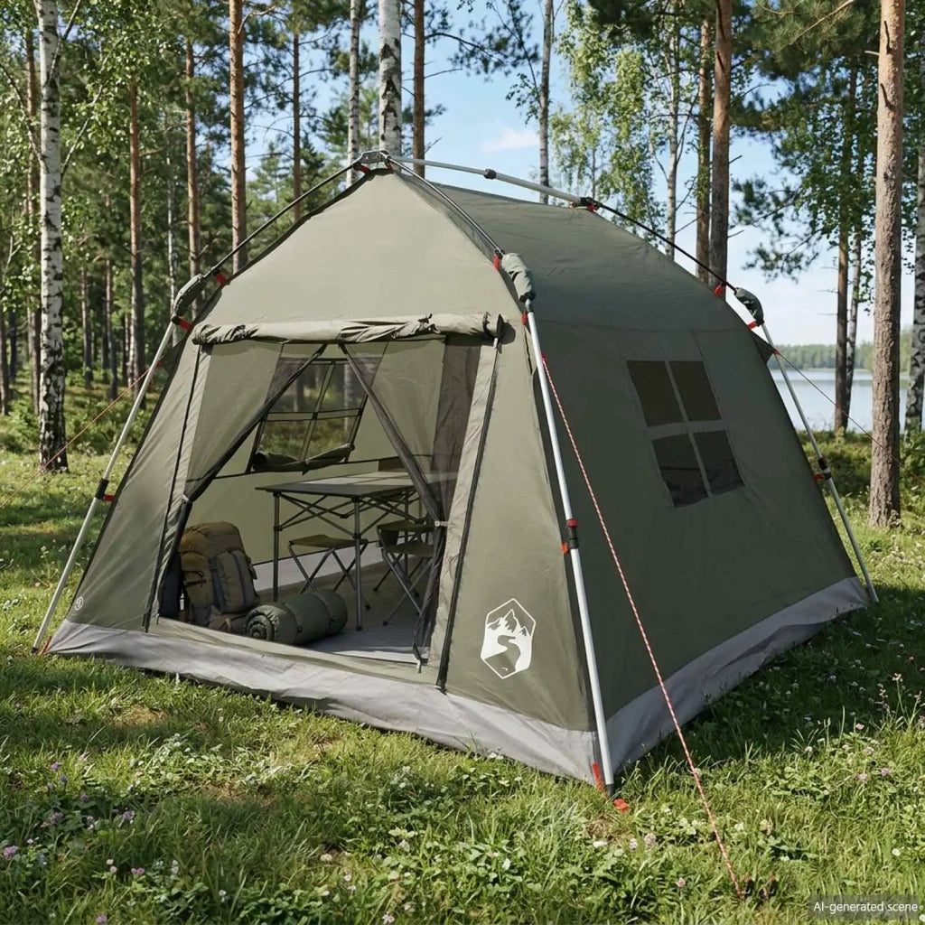 Tenda istantanea resistente all'acqua 2 persona Verde militare 42042265