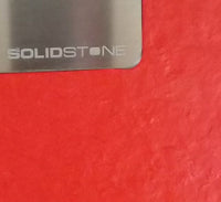 Piatto doccia in pietra SOLIDSTONE alto 2,8 cm - ROSSO POMPEI RAL 3002 - Misura: 80x160 x 2,8h