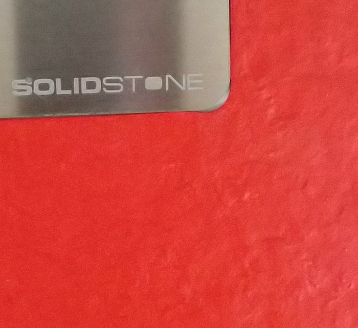 Piatto doccia in pietra SOLIDSTONE alto 2,8 cm - ROSSO POMPEI RAL 3002 - Misura: 80x160 x 2,8h