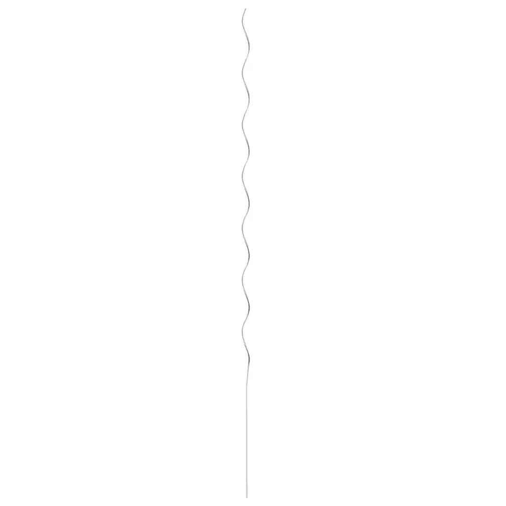 5 pz Supporti a Spirale per Piante 170 cm in Acciaio Zincato 142415